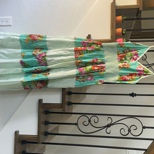 Long Hawaiian dress.